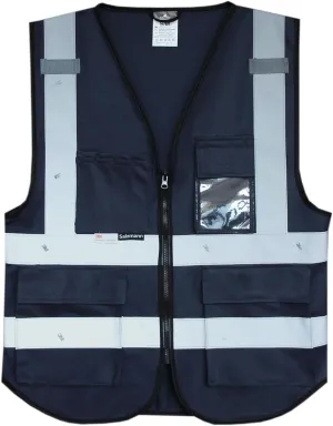 Salzmann Multi-Pocket Working Vest - Reflective Vest - Made with 3M Reflective Material