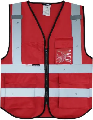 Salzmann Multi-Pocket Working Vest - Reflective Vest - Made with 3M Reflective Material