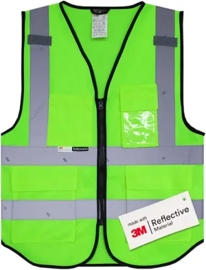 Salzmann Multi-Pocket Working Vest - Reflective Vest - Made with 3M Reflective Material