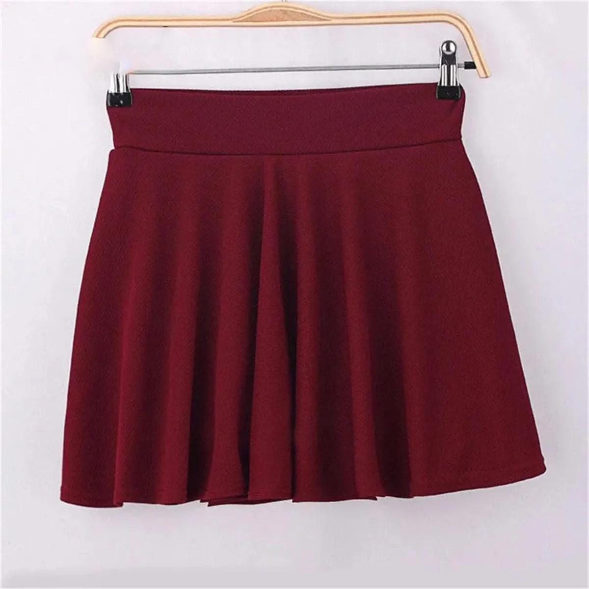 Summer Women Skirt Elastic Midi Skirts Pleated Black Sexy Stripe Mini Short School Skirts