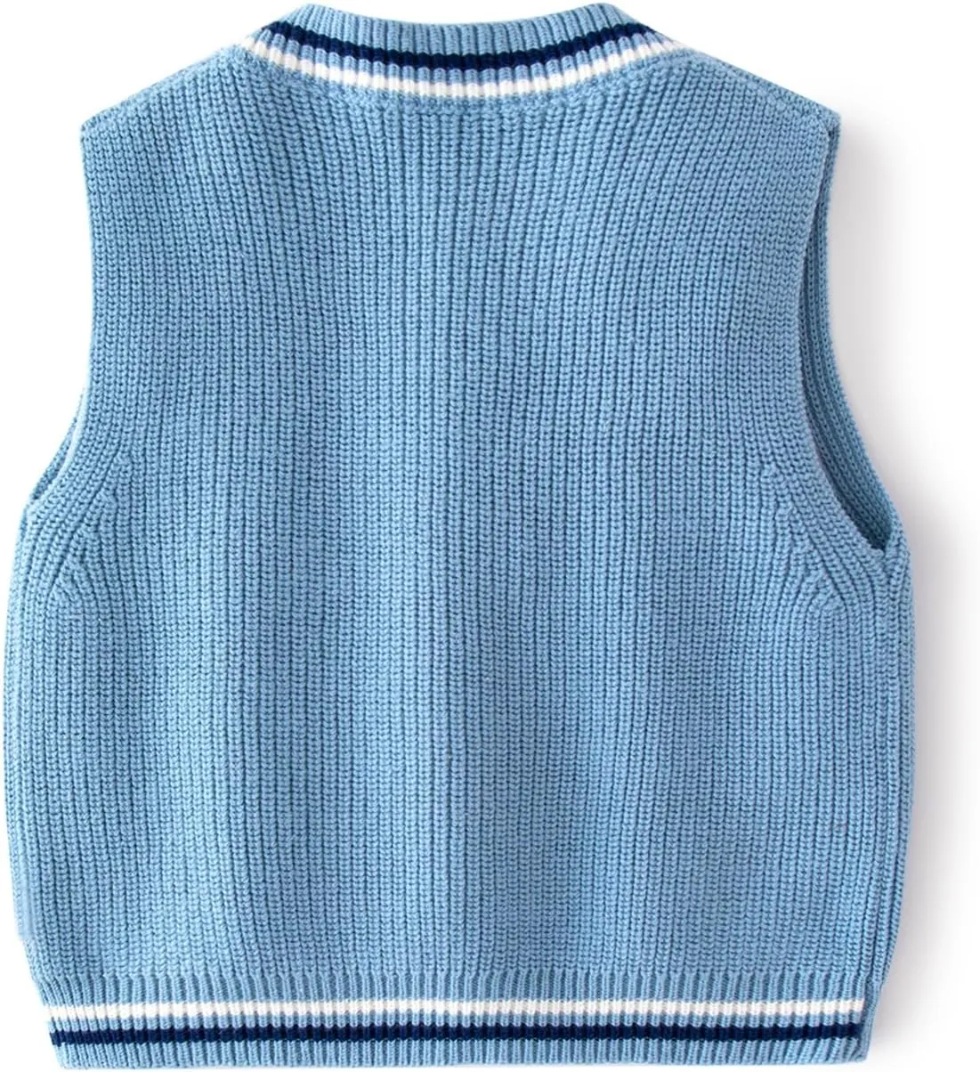 Toddler's Baby Knit Vest for Baby Boys Girls, Rustic Pastoral Style Toddler Sleeveless Sweater Warm Tops