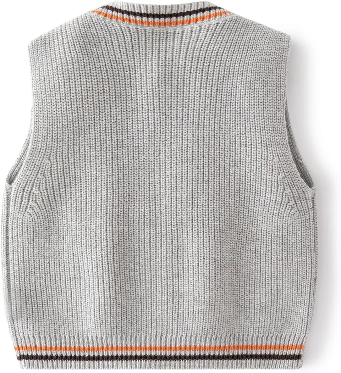 Toddler's Baby Knit Vest for Baby Boys Girls, Rustic Pastoral Style Toddler Sleeveless Sweater Warm Tops