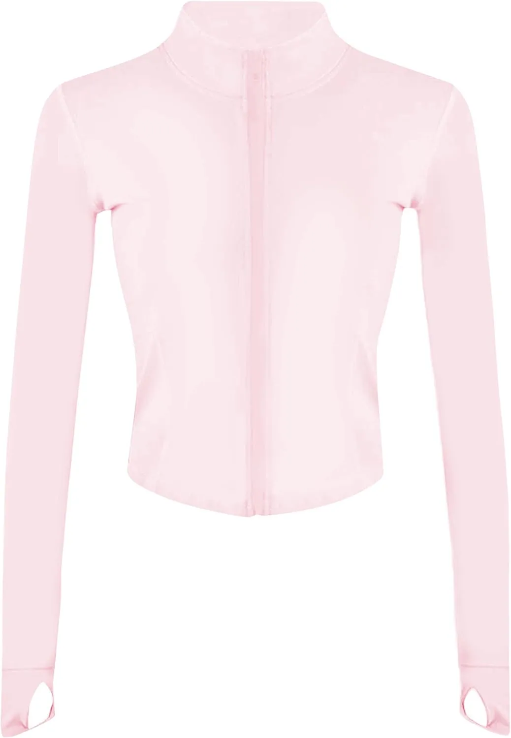 UANEO Workout Tops for Women Cropped Workout Jackets for Women Yoga Athletic Jacket