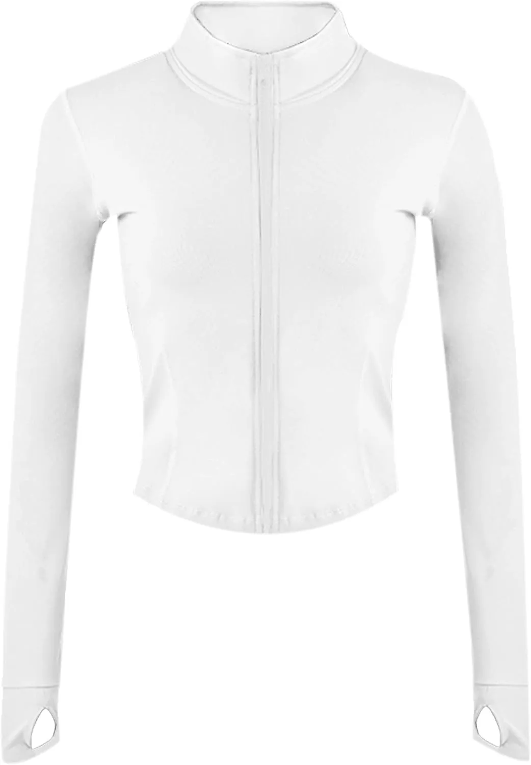 UANEO Workout Tops for Women Cropped Workout Jackets for Women Yoga Athletic Jacket