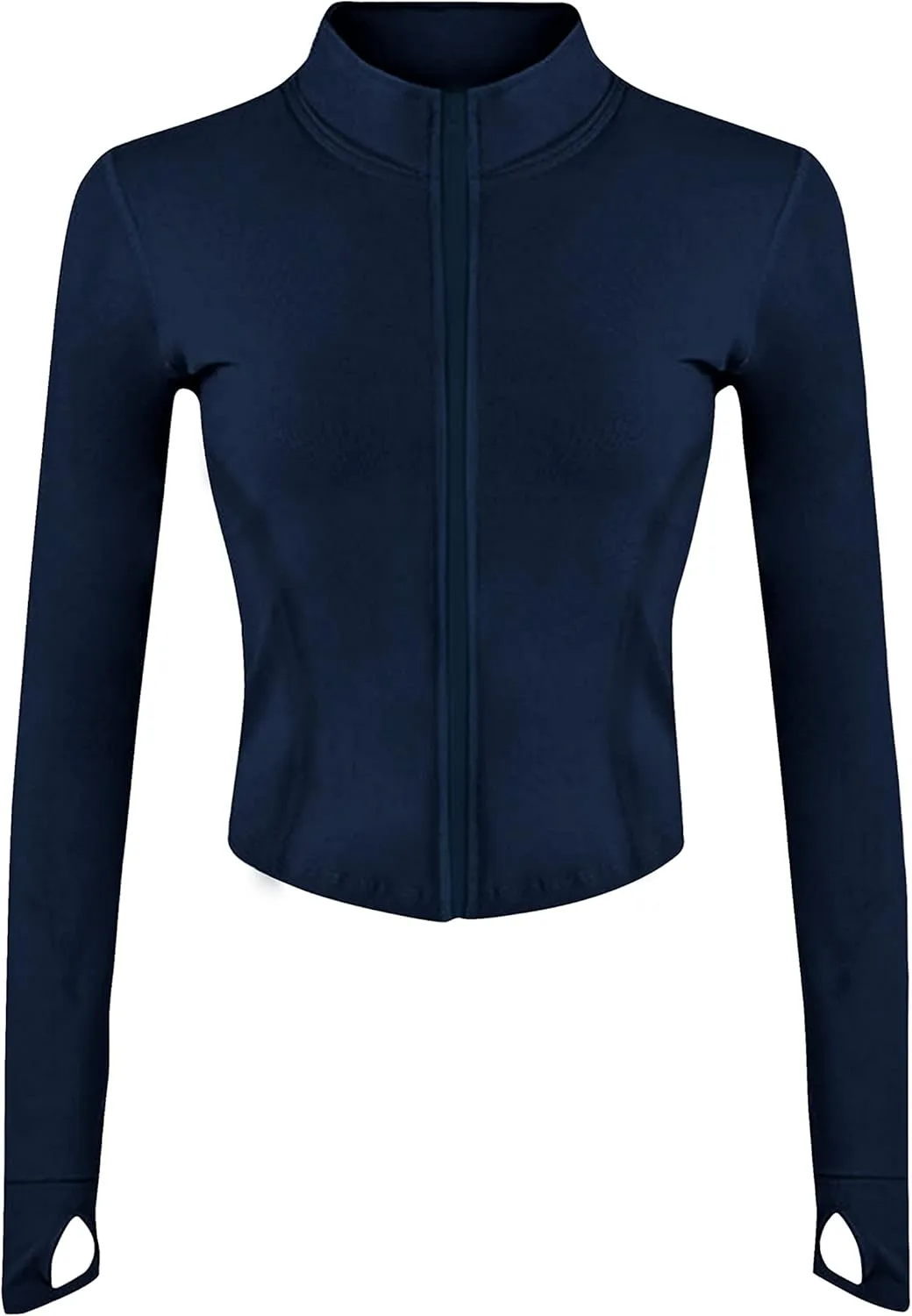 UANEO Workout Tops for Women Cropped Workout Jackets for Women Yoga Athletic Jacket