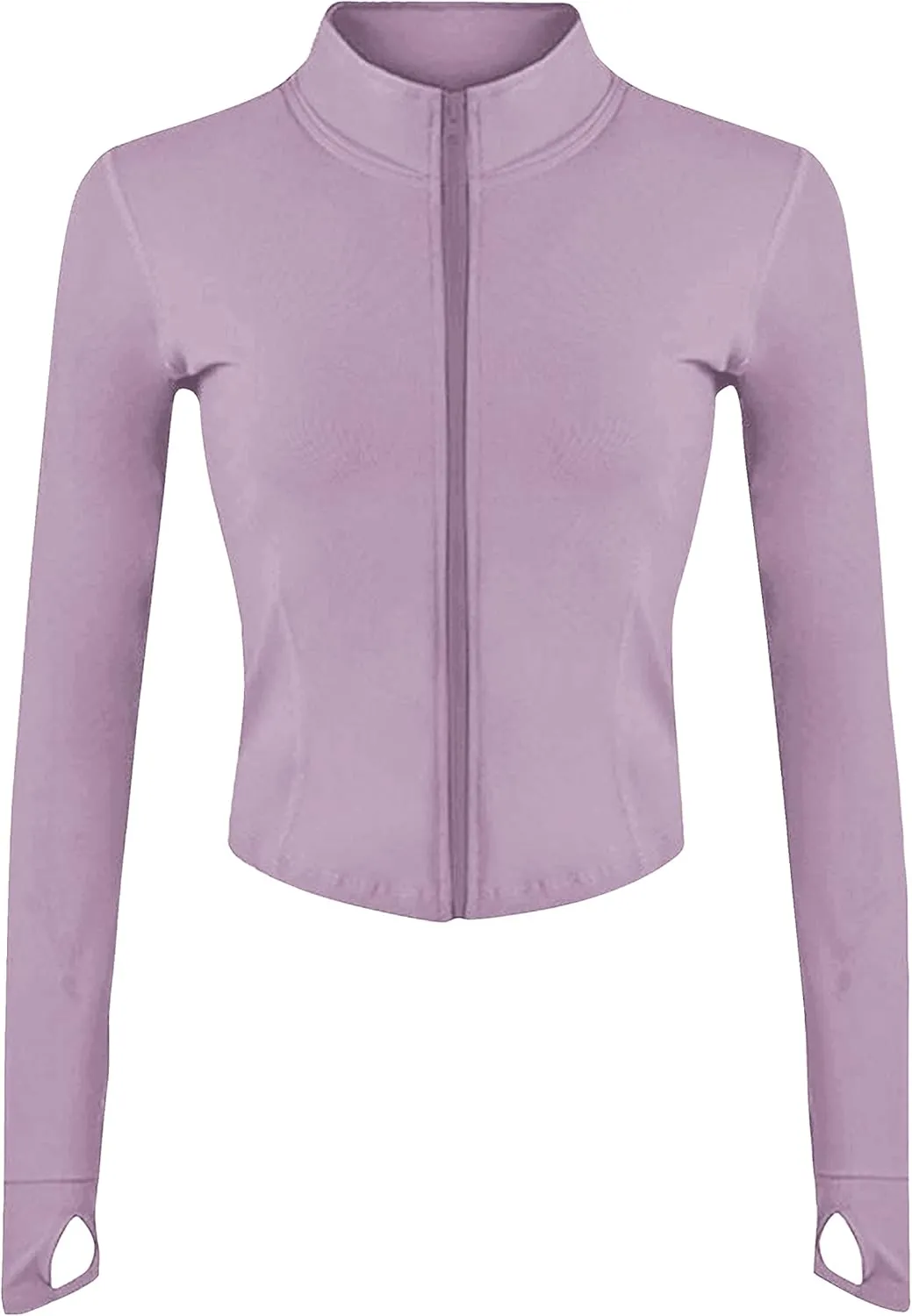 UANEO Workout Tops for Women Cropped Workout Jackets for Women Yoga Athletic Jacket