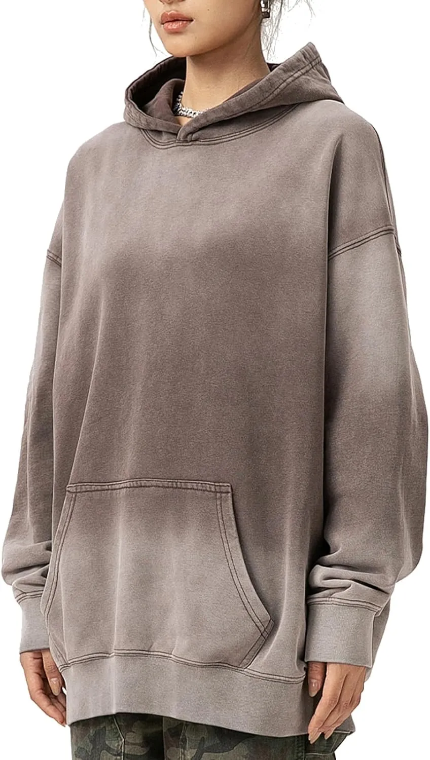 Unisex Oversized Hoodies Long Sleeve Cotton Sweatshirts Pullover Pullover Fall Outfits