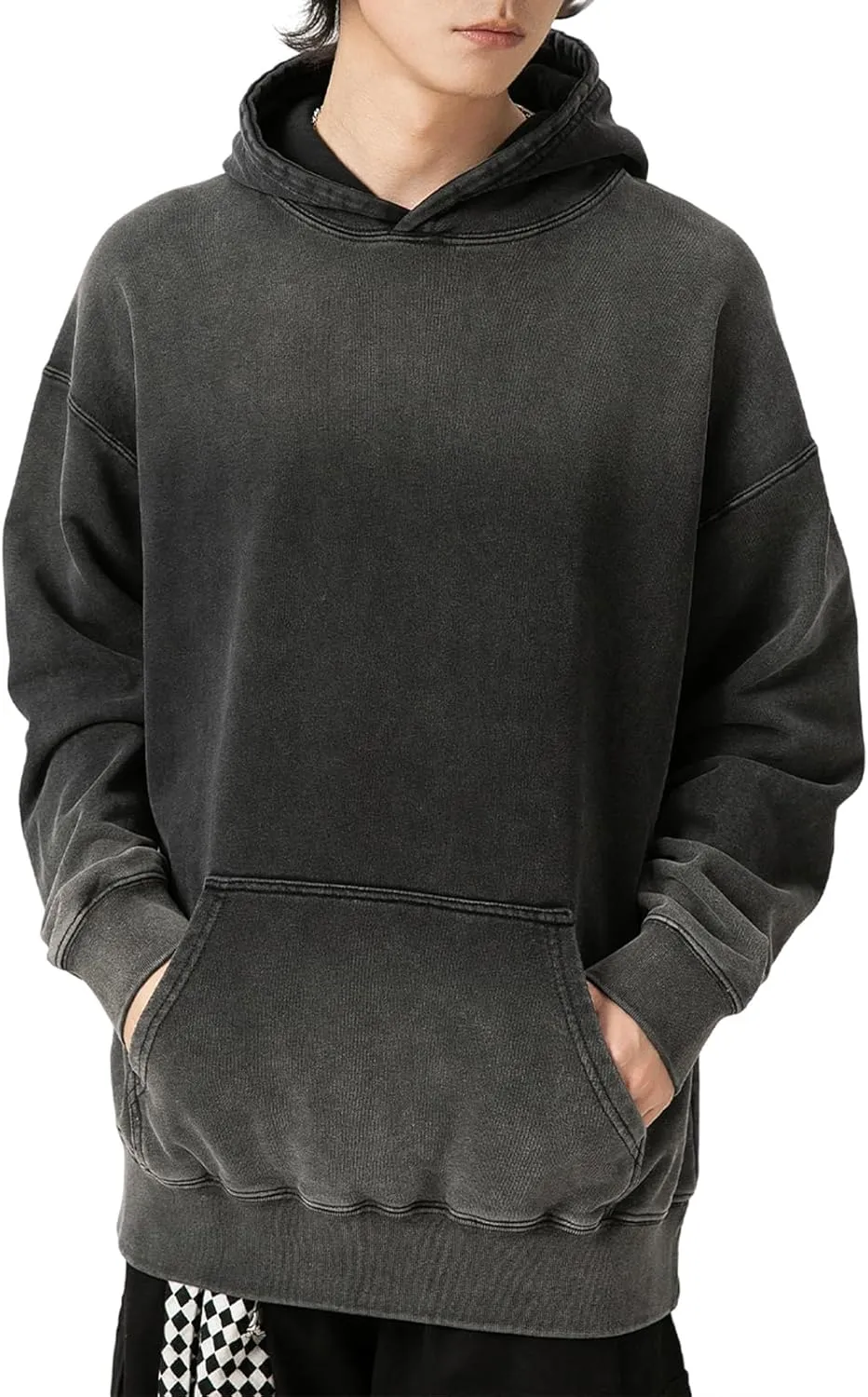 Unisex Oversized Hoodies Long Sleeve Cotton Sweatshirts Pullover Pullover Fall Outfits