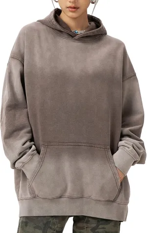 Unisex Oversized Hoodies Long Sleeve Cotton Sweatshirts Pullover Pullover Fall Outfits