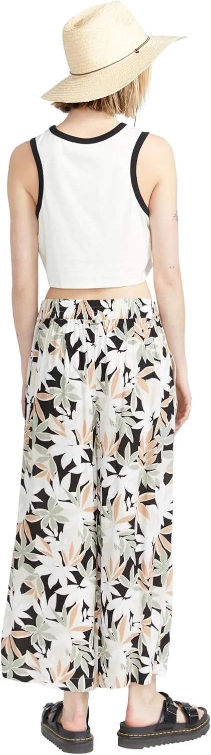 Volcom Waverly Women Cropped Wide Leg Beach Pant