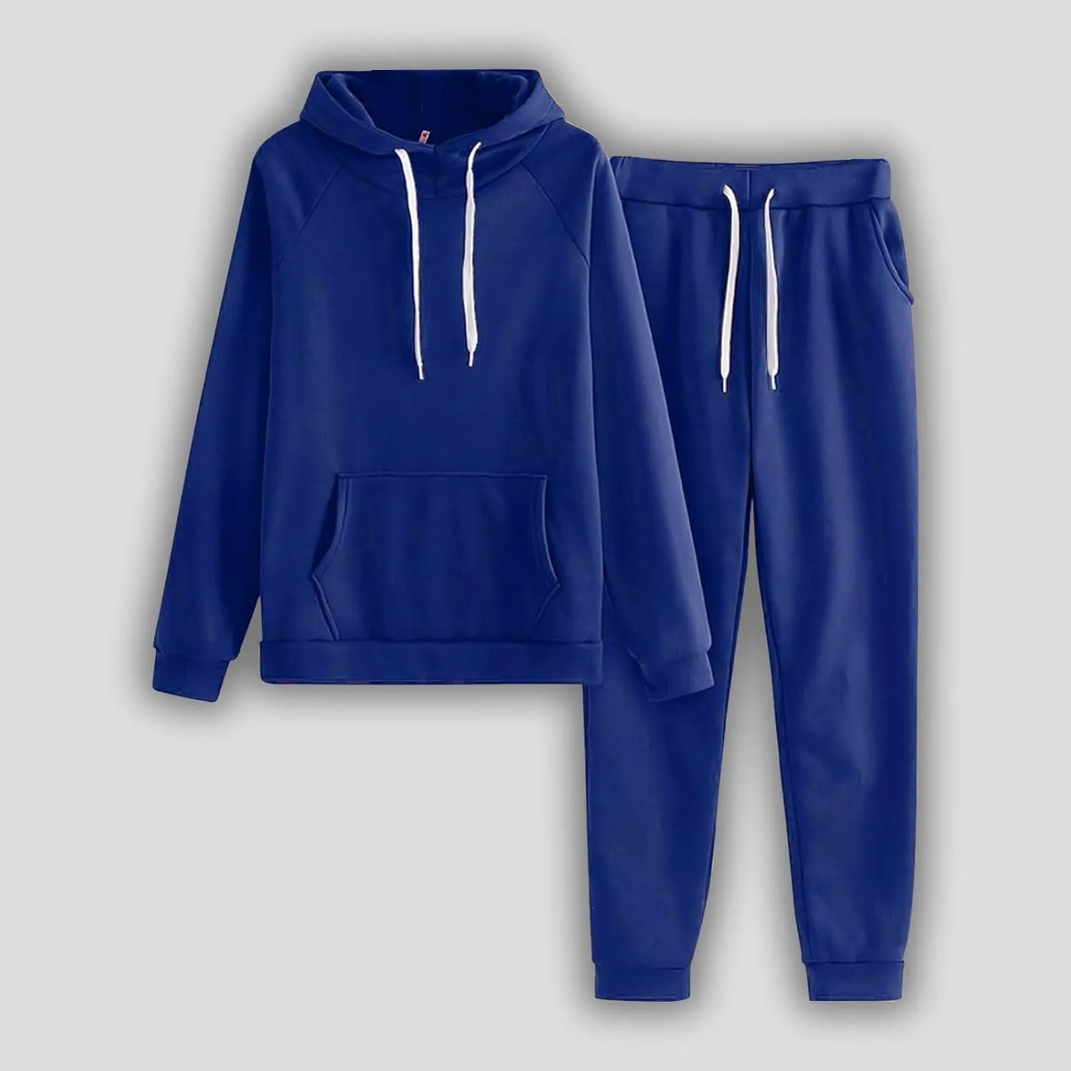 Women 2 Piece Outfits Long Sleeve Crewneck Althteic Fall Sweatshirt Wide Leg Sweatpant Sets