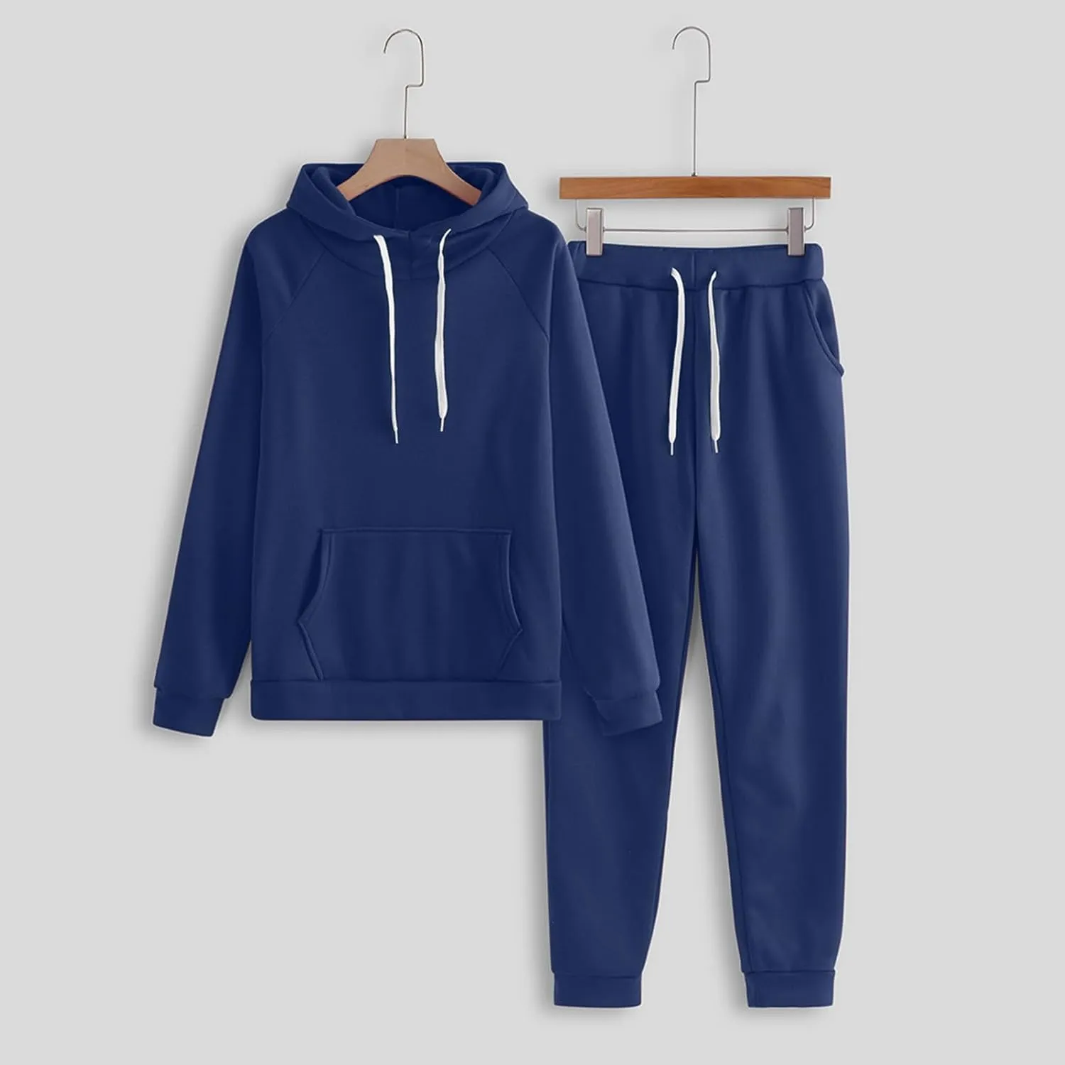 Women's 2 Piece Lounge Sets Long Sleeve Crewneck Althteic Casual Hoodie Sweatshirt Long Pants Outfits