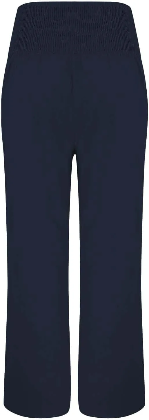 Womens Cargo Sweatpants Winter Velour Yoga Capris with Pockets High Waisted Flare Leggings