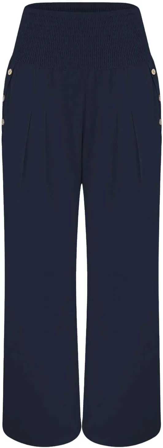 Womens Cargo Sweatpants Winter Velour Yoga Capris with Pockets High Waisted Flare Leggings