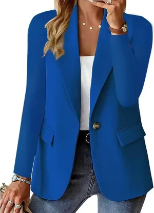 Women's Casual Blazer Jacket,Spring Lightweight Work Suit Cardigan for Women,for Spring and Autumn