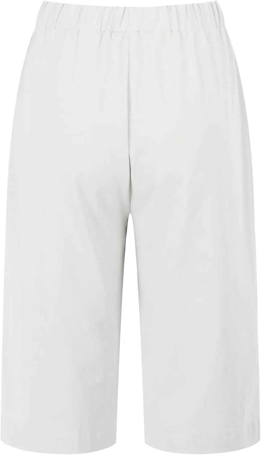 Women's Cotton Linen Summer Flowy Palazzo Pants Elastic Waisted Lounge Pants Slim Fit Palazzo Lounge Pants Vacation