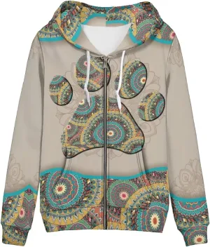 Women's Full Zip Up Hoodie Long Sleeve Oversized Sweatshirts Casual Lightweight Fleece Jackets with Pockets