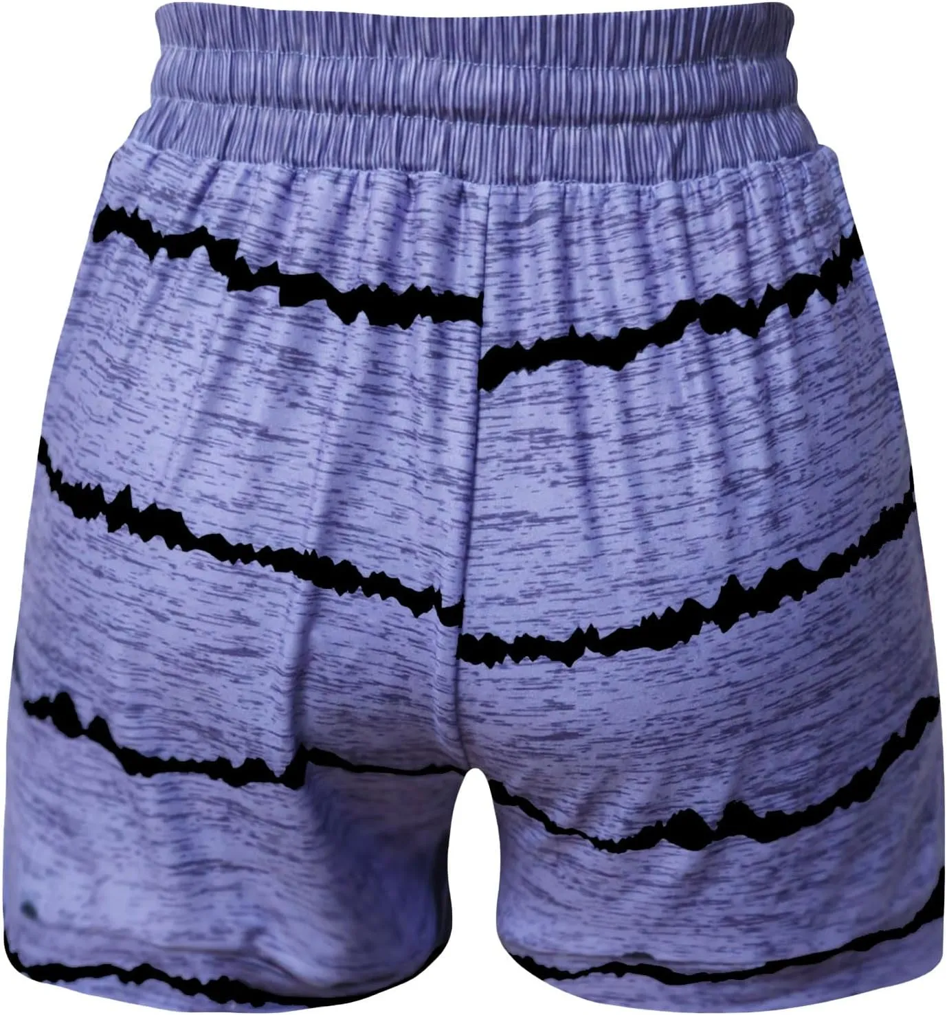 Women's High Waisted Beach Shorts 2025 Prime of Day Striped Loose Fit Elastic Drawstring Summer Vacation Short with Pocket