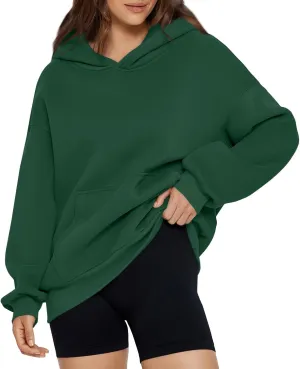 Womens Hoodies Oversized Sweatshirts Pullover Fleece Sweaters Long Sleeve Winter Fall Outfits Fashion Y2k Clothes