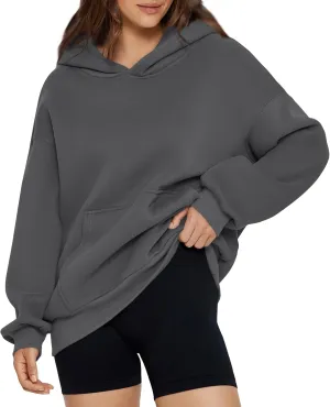 Womens Hoodies Oversized Sweatshirts Pullover Fleece Sweaters Long Sleeve Winter Fall Outfits Fashion Y2k Clothes