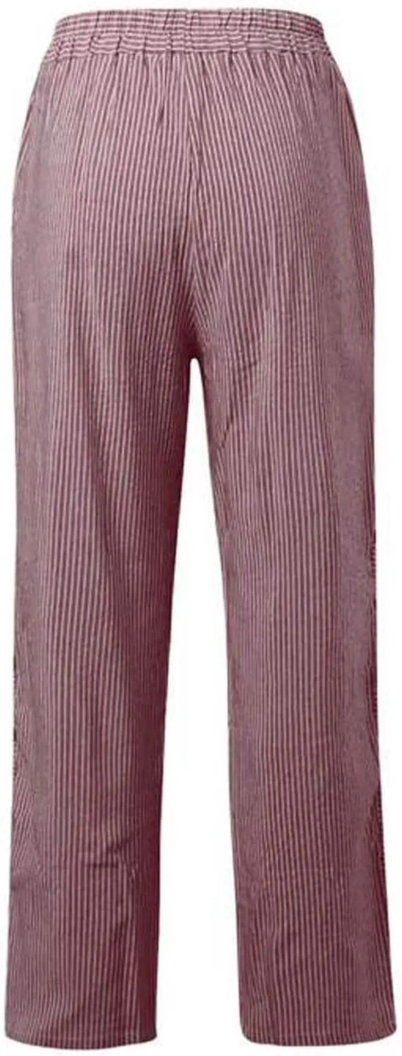Women's Linen Pants Casual Summer Loose Beach Solid Color Plus Size High Waisted Linen Pants Cotton Comfy Lounge Trousers