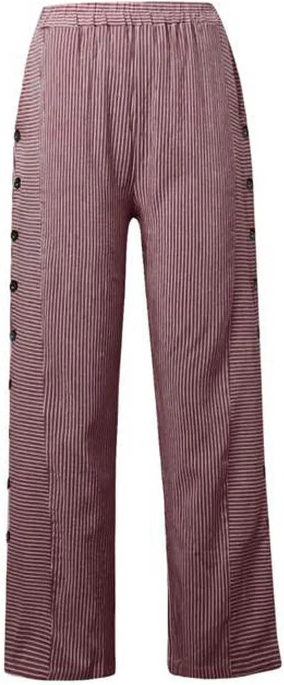 Women's Linen Pants Casual Summer Loose Beach Solid Color Plus Size High Waisted Linen Pants Cotton Comfy Lounge Trousers