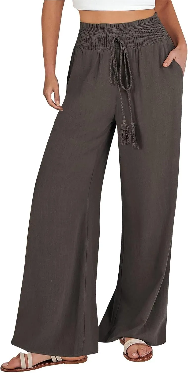 Womens Linen Pants How Sweet New Jeans Womens Jean Shorts 7 inch Inseam Tummy Control Cropped Pants Trouser Sets Skirts Summer high Waisted Trousers Women high Waisted Dress