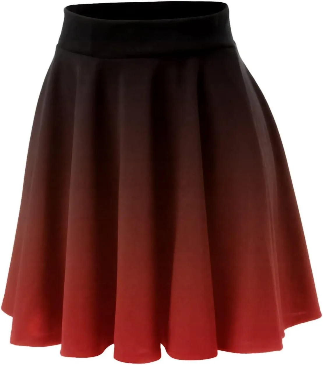 Women's Summer Cute High Waist Skirt Women's A Line Midi Skirts Ruffles Solid Skirts Vintage Irregular Cute