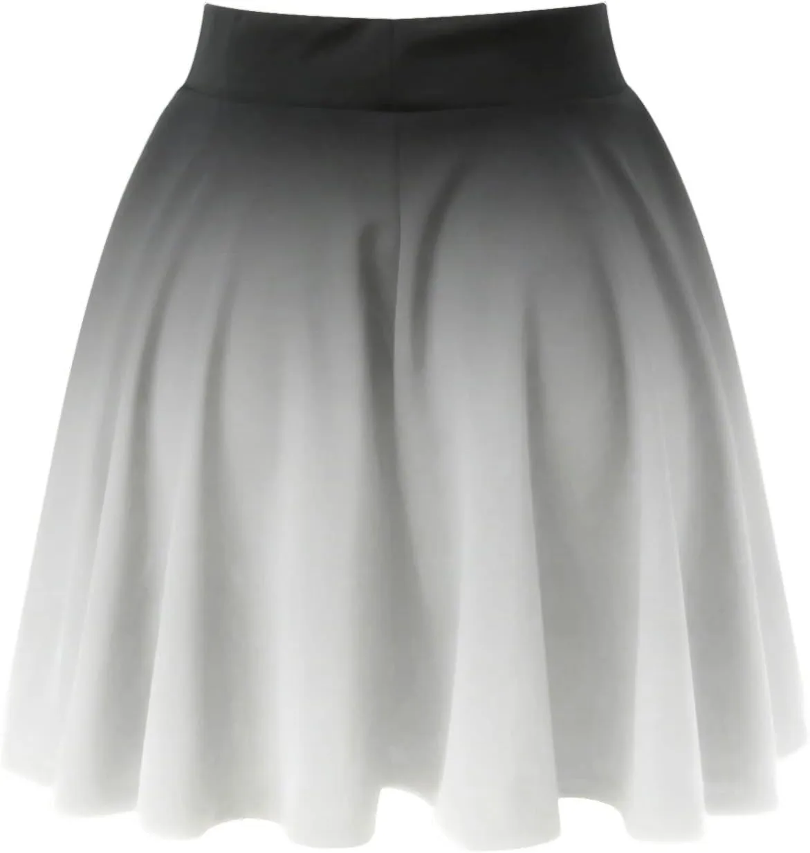 Women's Summer Cute High Waist Skirt Women's A Line Midi Skirts Ruffles Solid Skirts Vintage Irregular Cute