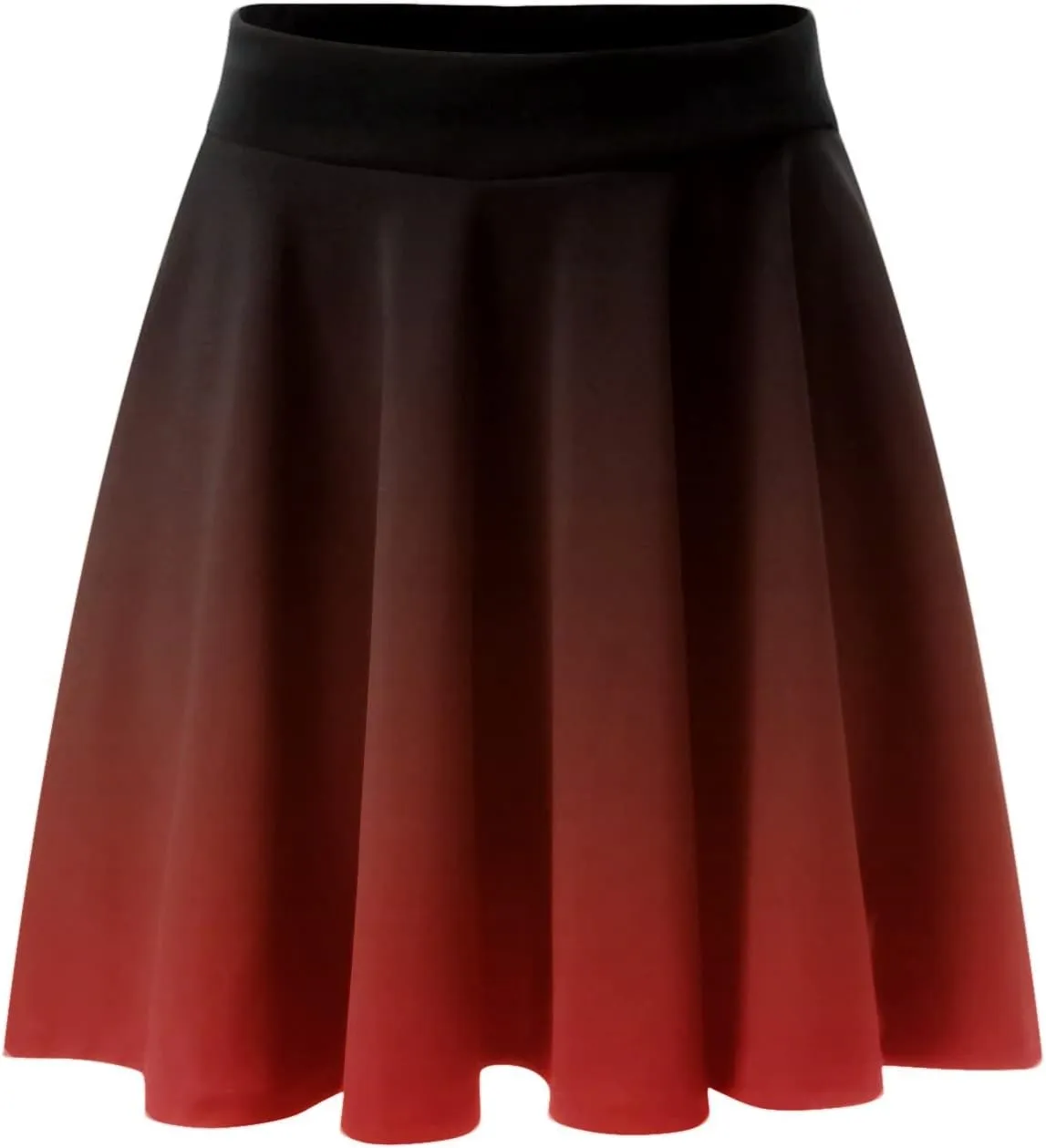 Women's Summer Cute High Waist Skirt Women's A Line Midi Skirts Ruffles Solid Skirts Vintage Irregular Cute