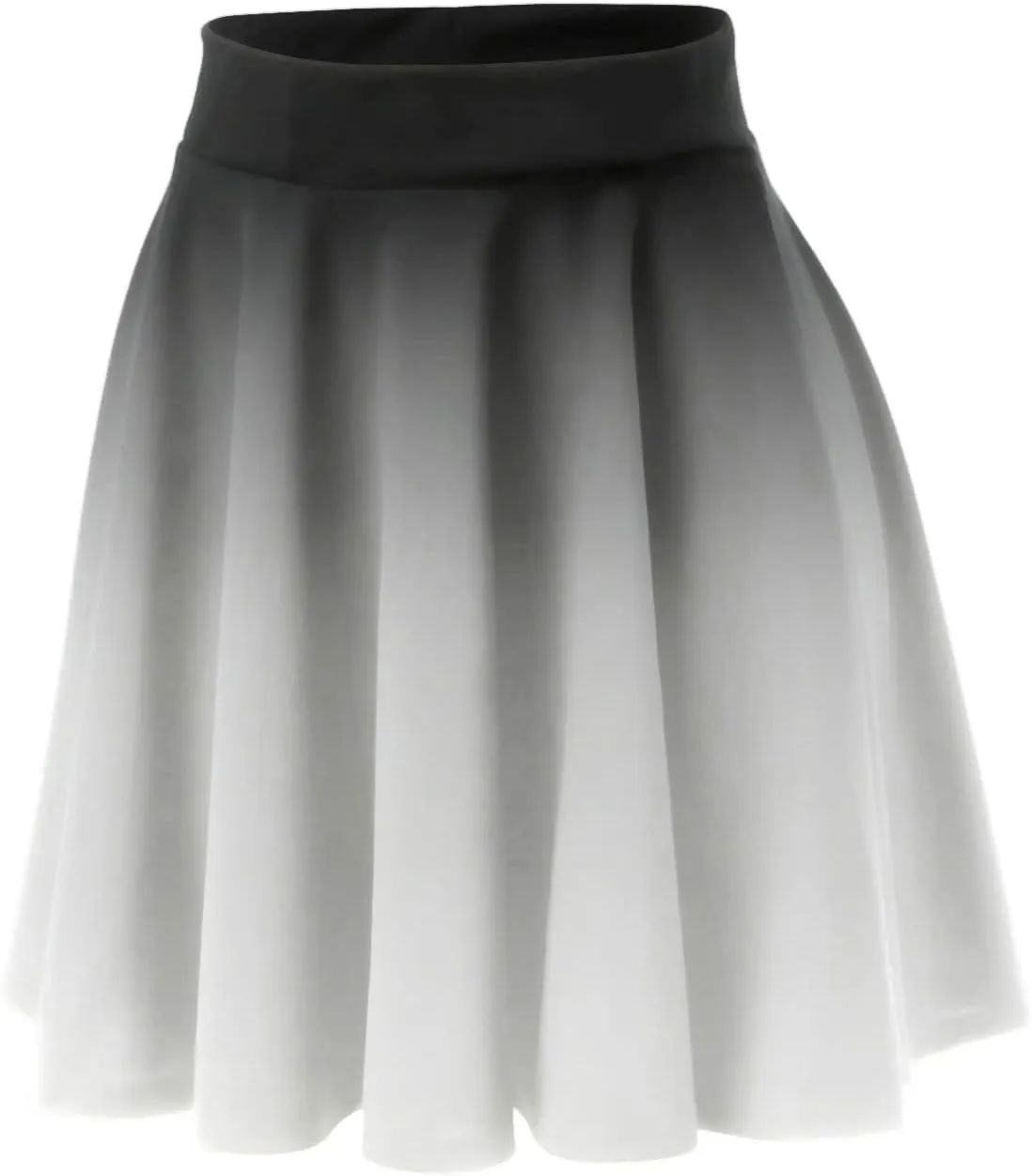 Women's Summer Cute High Waist Skirt Women's A Line Midi Skirts Ruffles Solid Skirts Vintage Irregular Cute