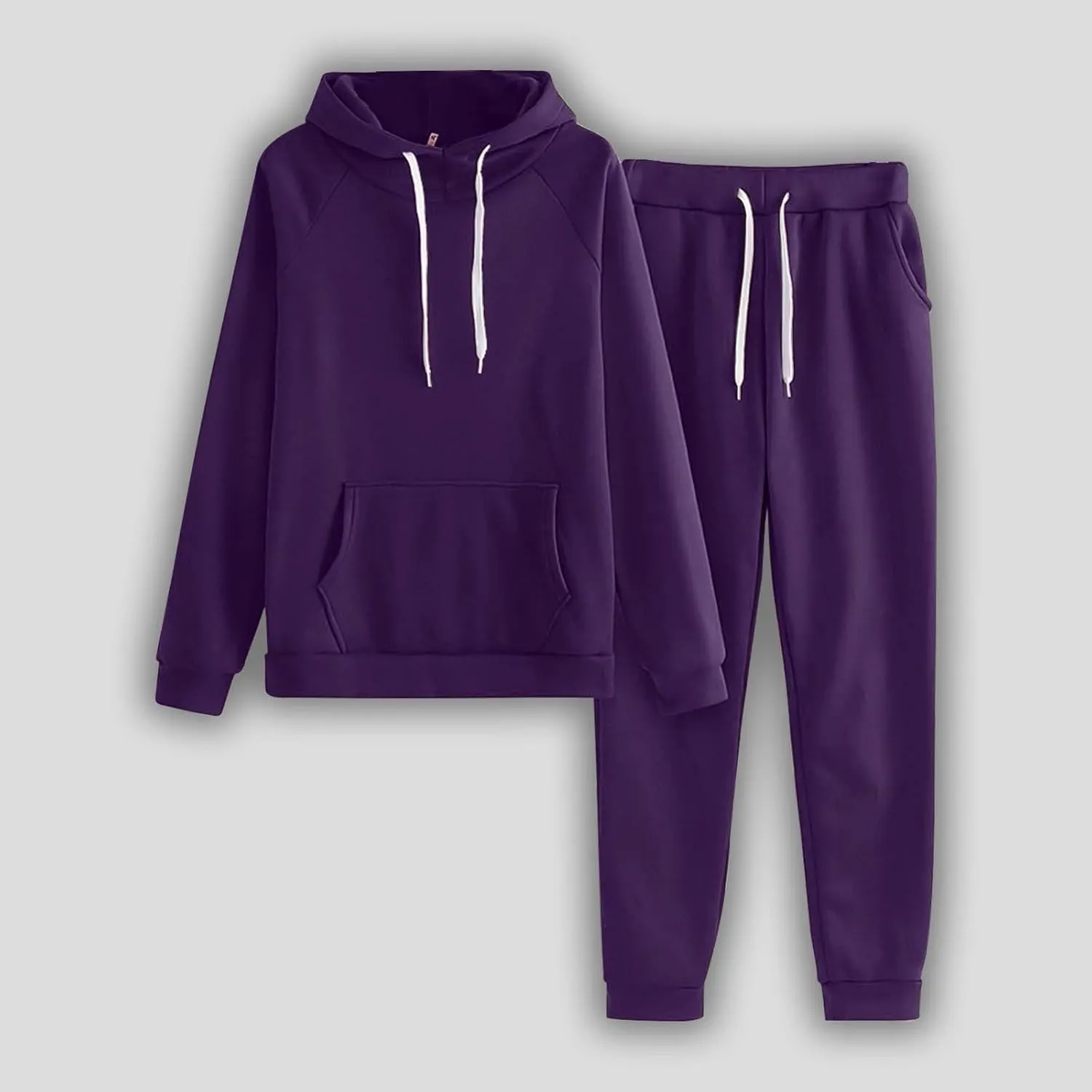 Women's Two Piece Tracksuit Long Sleeve V Neck Cute Clothing Pullover Sweatshirt Joggers Sweatpants Tracksuits