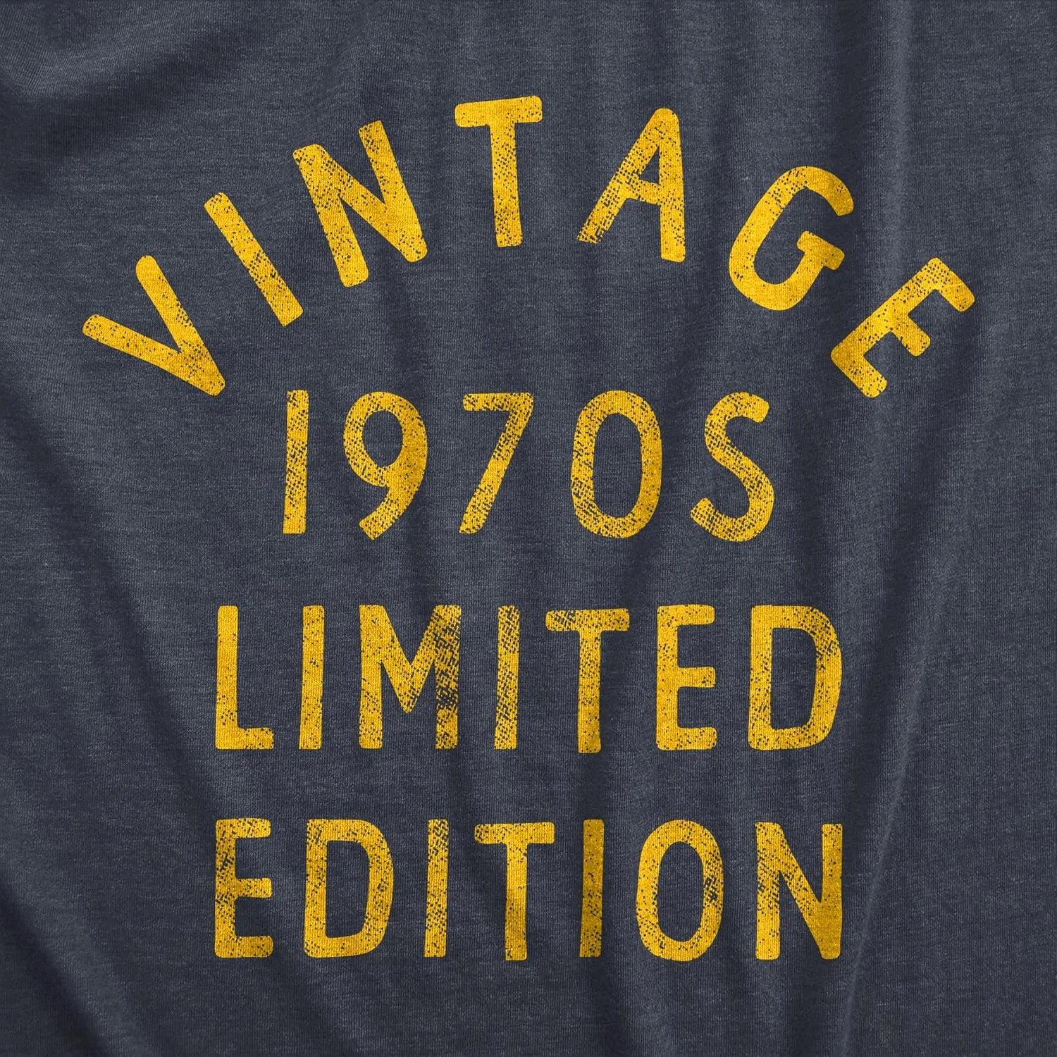 Womens Vintage 1970s Limited Edition T Shirt Funny Cool 1970 Theme Classic Tee for Ladies