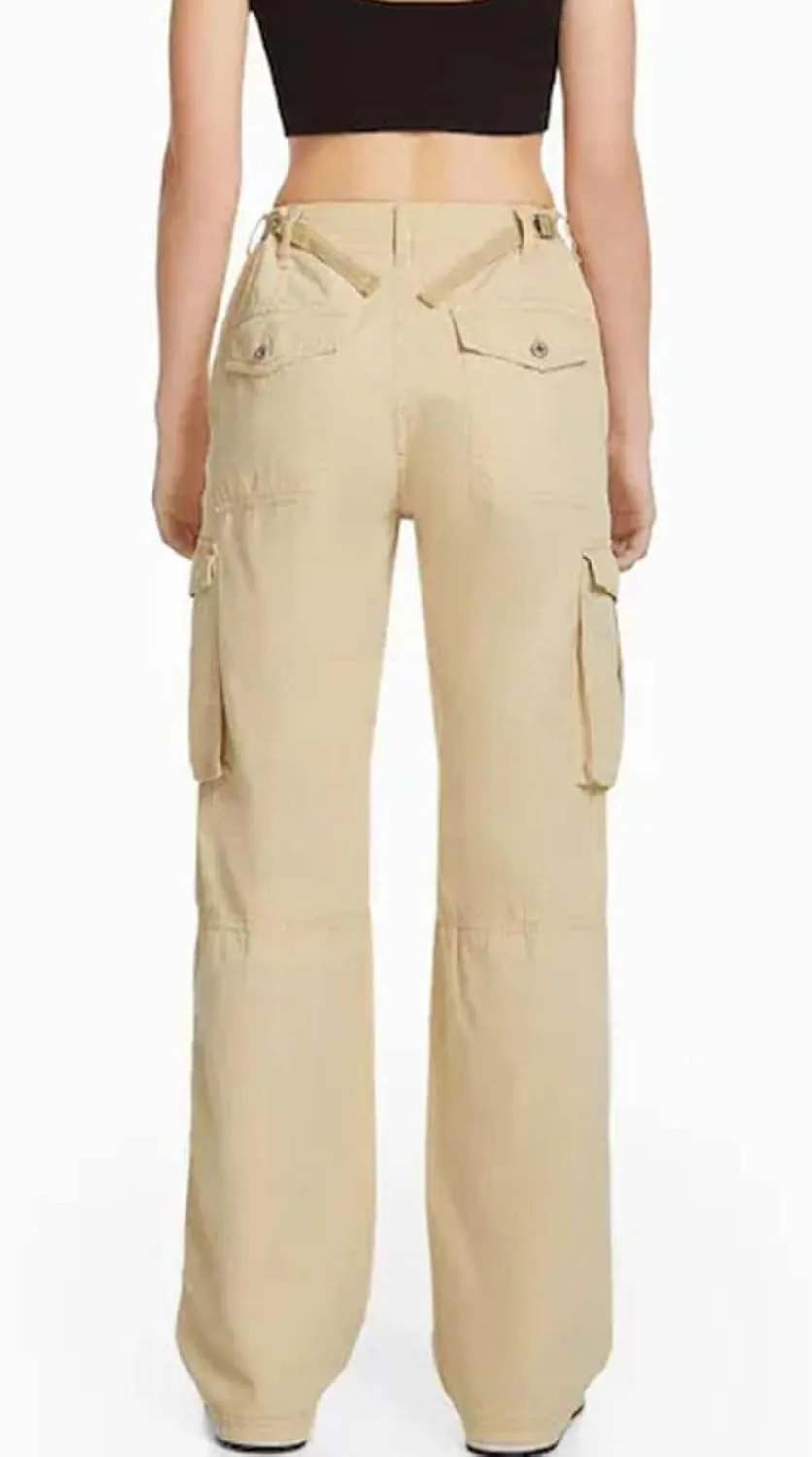 Womens Wide Leg Sweatpants Winter Streetwear Outfits Thermal with Pockets Elastic Waist Fleece Lined