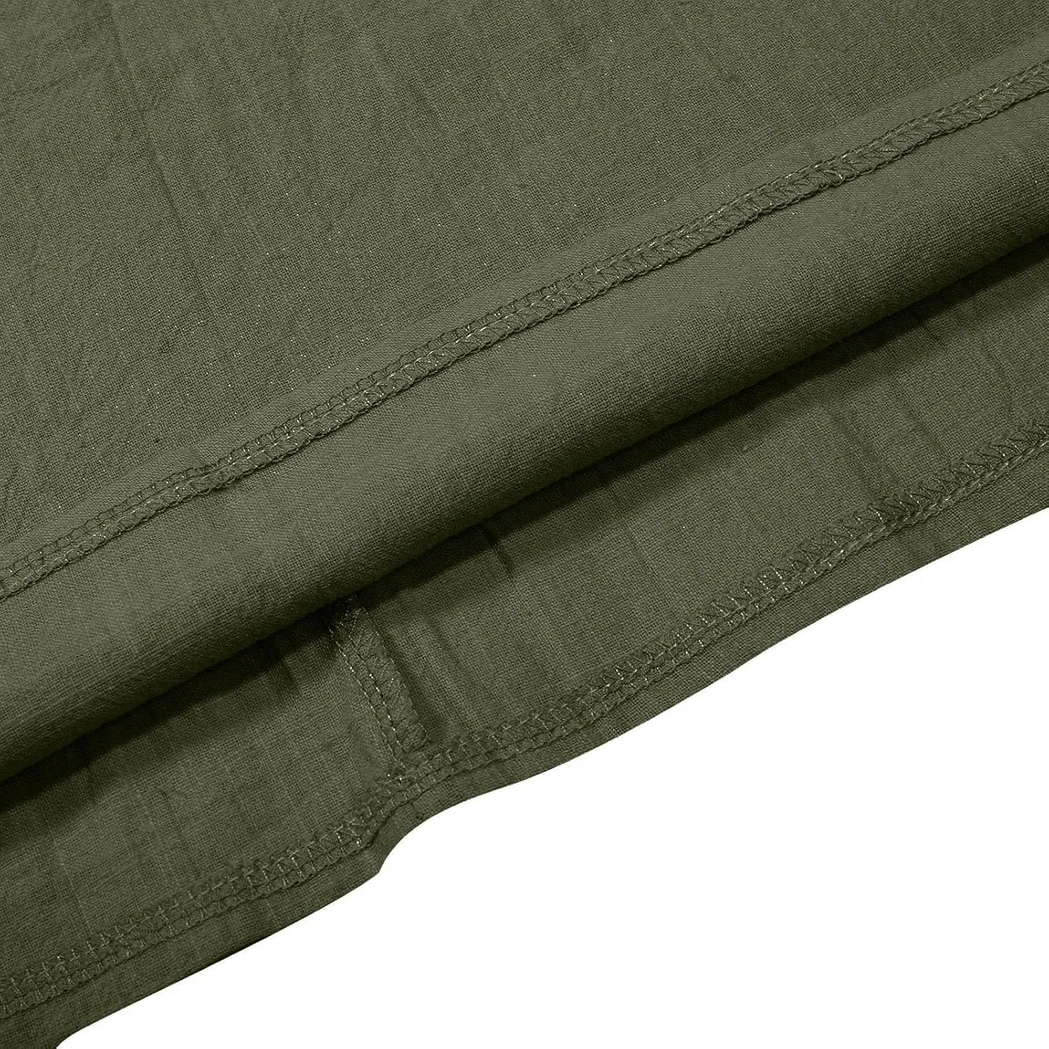 Womens Wrap Around Linen Skirt A-Line Cut Elastic Waistband Ankle-Length Lightweight Summer Skirts for Beach Vacation