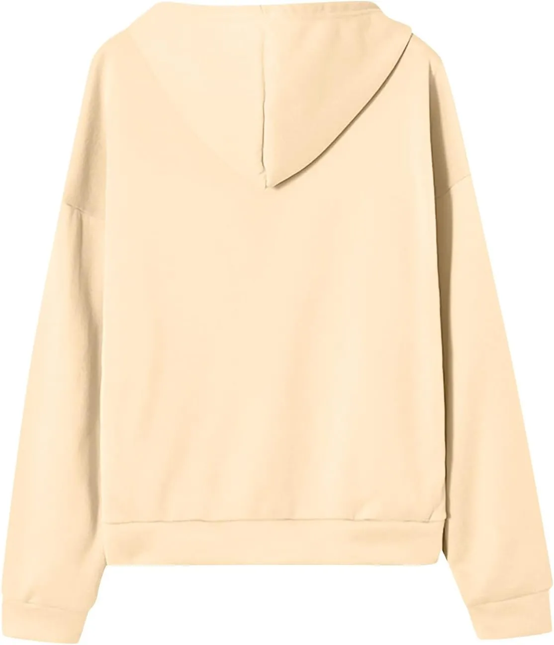 Womens Zip Up Hoodies Long Sleeve Pockets Oversized Sweatshirts Solid Y2k Hoodie Jacket Fall Fashion Clothes 2024