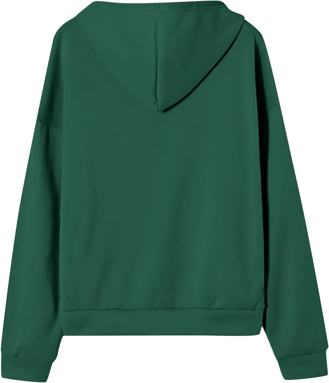 Womens Zip Up Hoodies Long Sleeve Pockets Oversized Sweatshirts Solid Y2k Hoodie Jacket Fall Fashion Clothes 2024