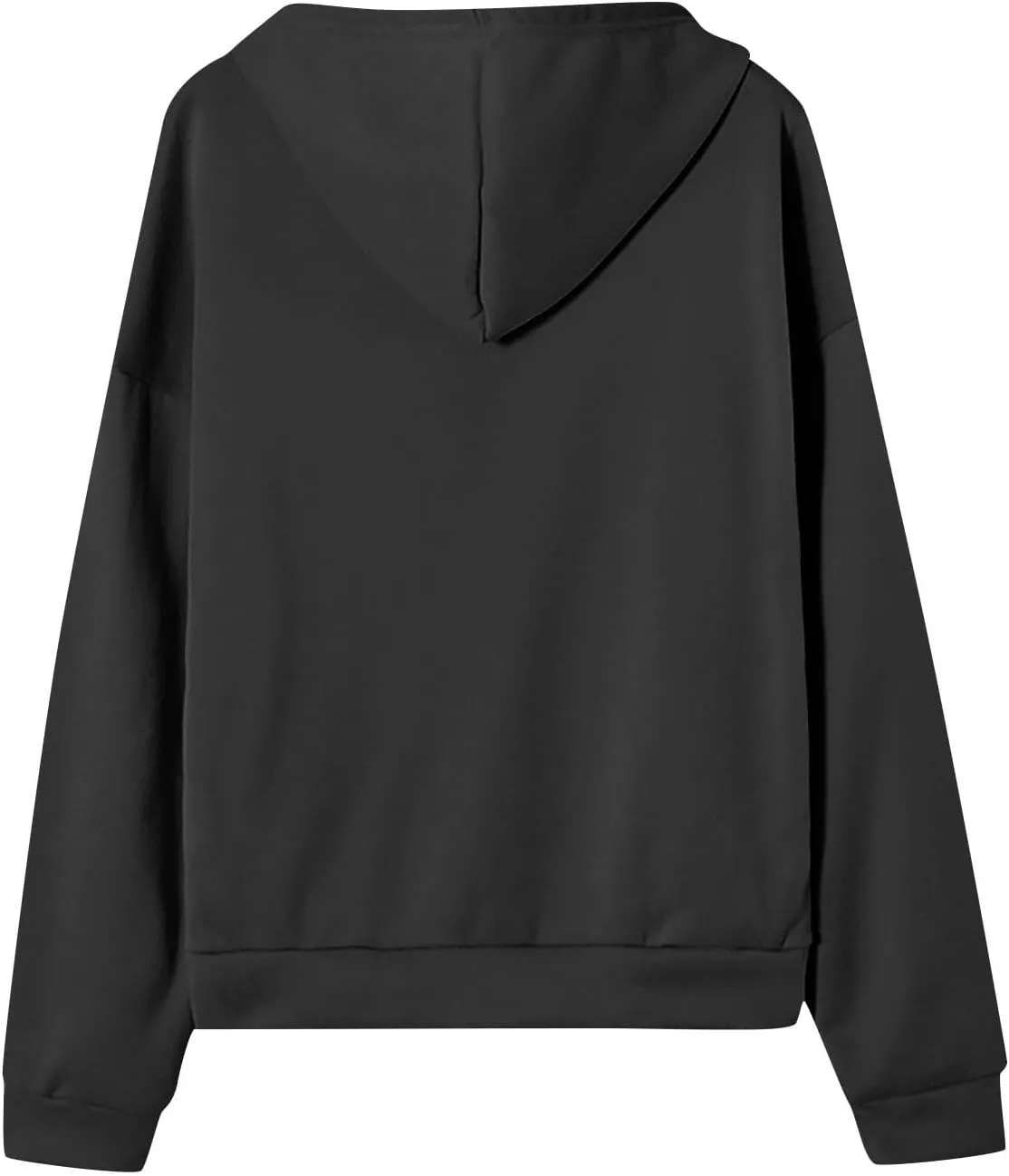 Womens Zip Up Hoodies Long Sleeve Pockets Oversized Sweatshirts Solid Y2k Hoodie Jacket Fall Fashion Clothes 2024