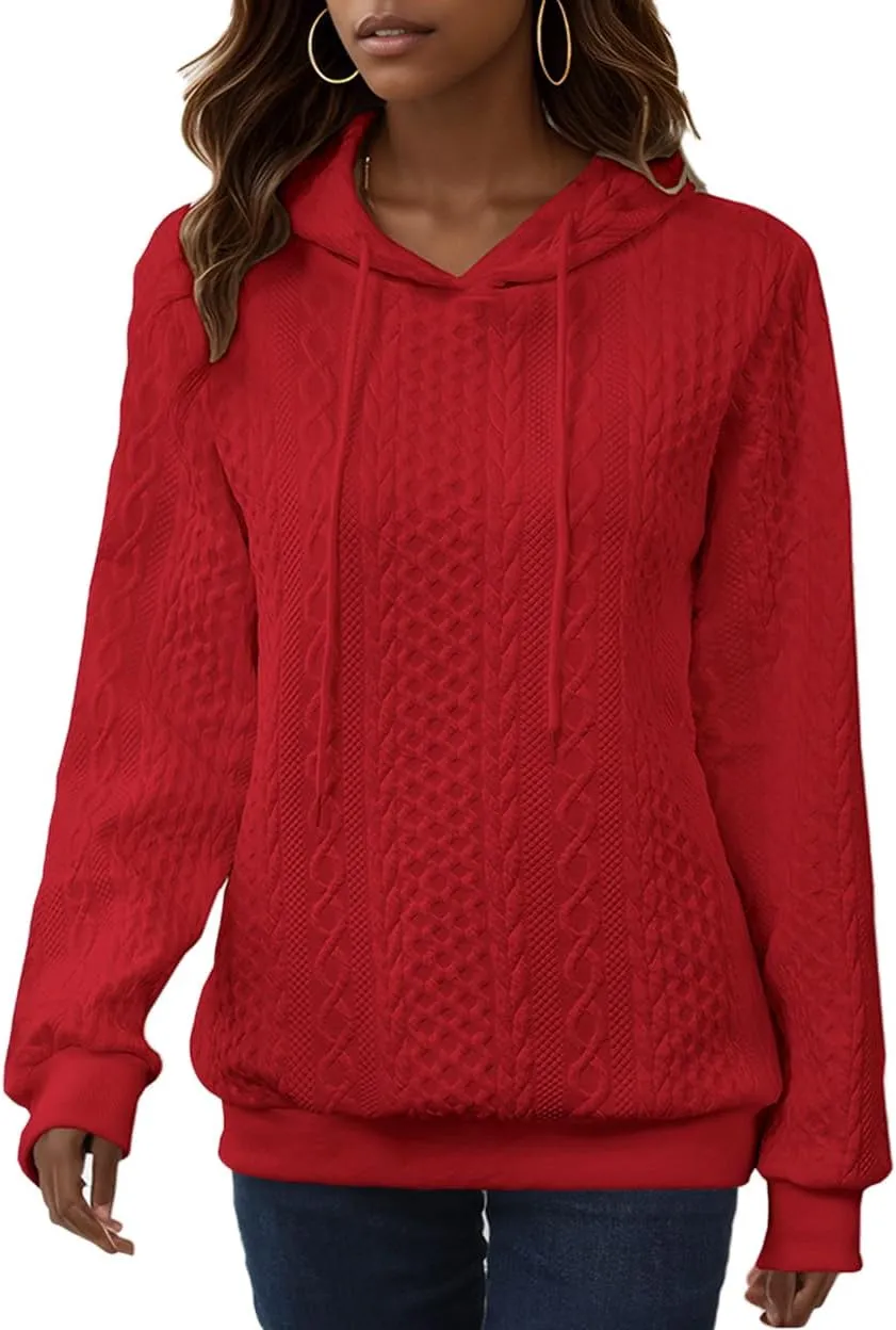 YeGine Womens Hoodies Oversized Hooded Sweatshirt Casual Long Sleeve Drawstring Pullover Tops