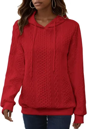 YeGine Womens Hoodies Oversized Hooded Sweatshirt Casual Long Sleeve Drawstring Pullover Tops