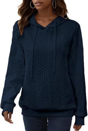 YeGine Womens Hoodies Oversized Hooded Sweatshirt Casual Long Sleeve Drawstring Pullover Tops