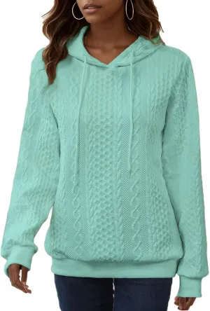 YeGine Womens Hoodies Oversized Hooded Sweatshirt Casual Long Sleeve Drawstring Pullover Tops