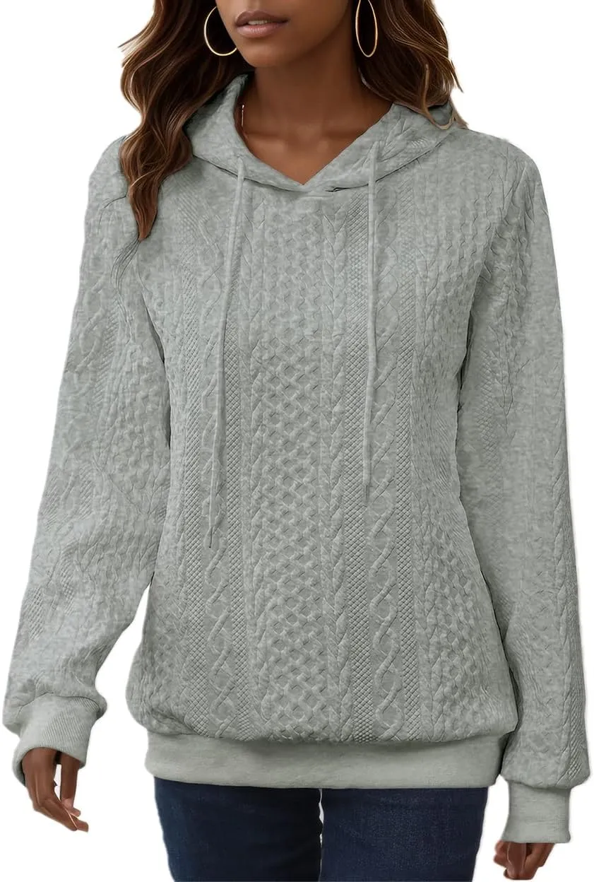 YeGine Womens Hoodies Oversized Hooded Sweatshirt Casual Long Sleeve Drawstring Pullover Tops
